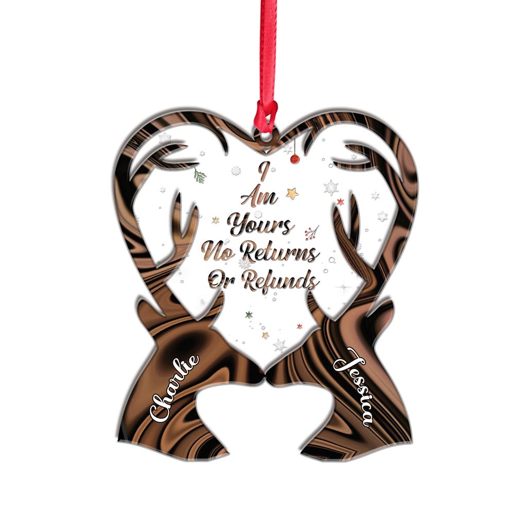 I'm Yours - Personalized Christmas Hunting Layers Mix Ornament
