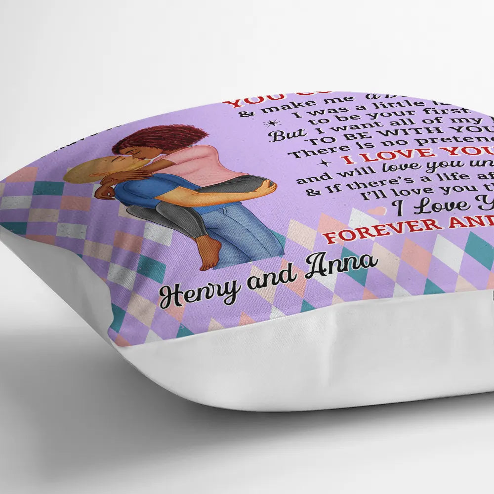 Custom Couple Pillow – Celebrate Your Love Story with a Unique Gift