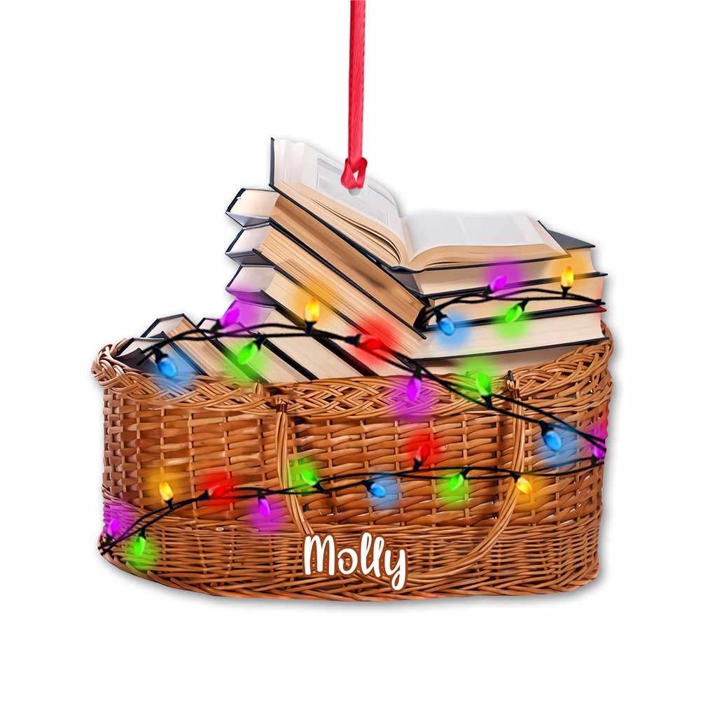 My Picnic Looks Like - Personalized Christmas Book Ornament (Printed On Both Sides)