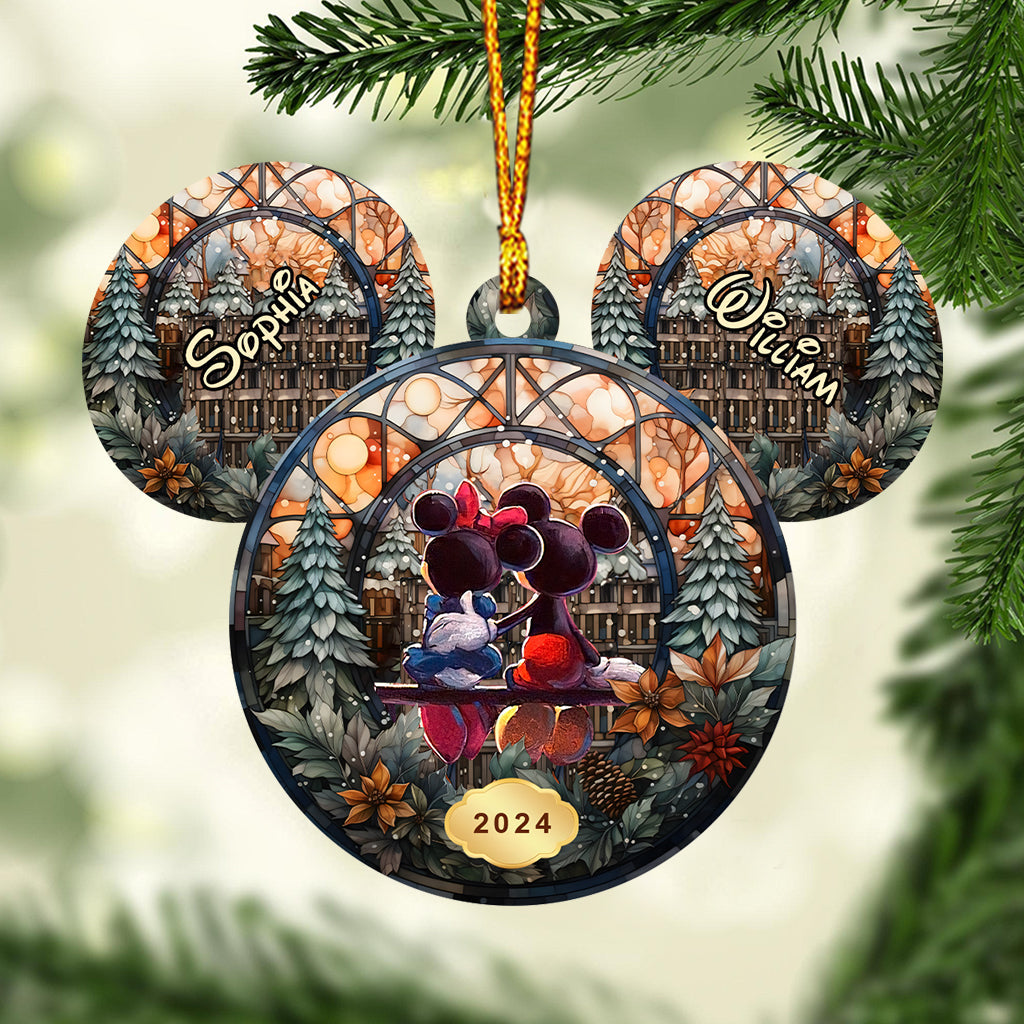 You & Me This Christmas - Personalized Mouse Ornament
