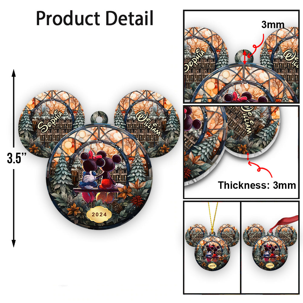 You & Me This Christmas - Personalized Mouse Ornament