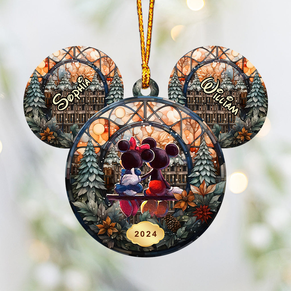 You & Me This Christmas - Personalized Mouse Ornament