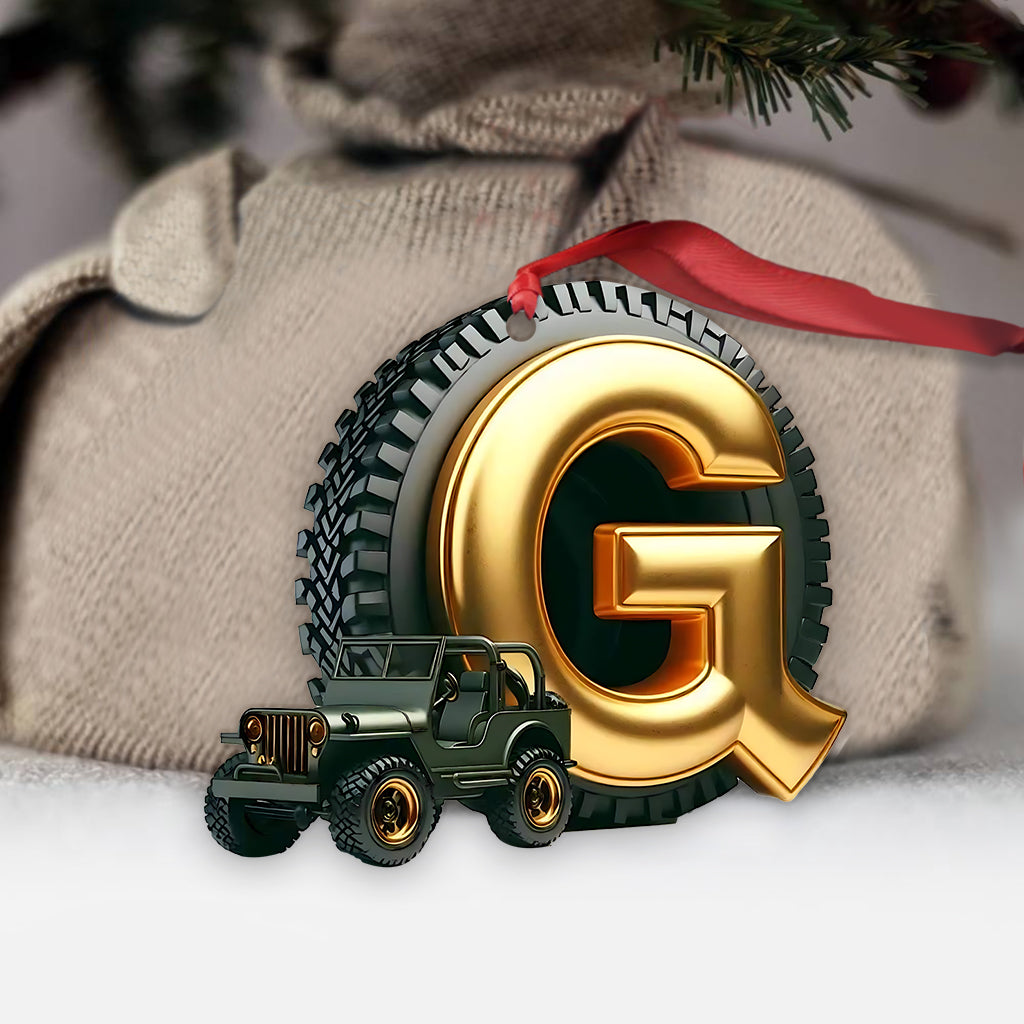 Merry Christmas - Personalized Car Ornament