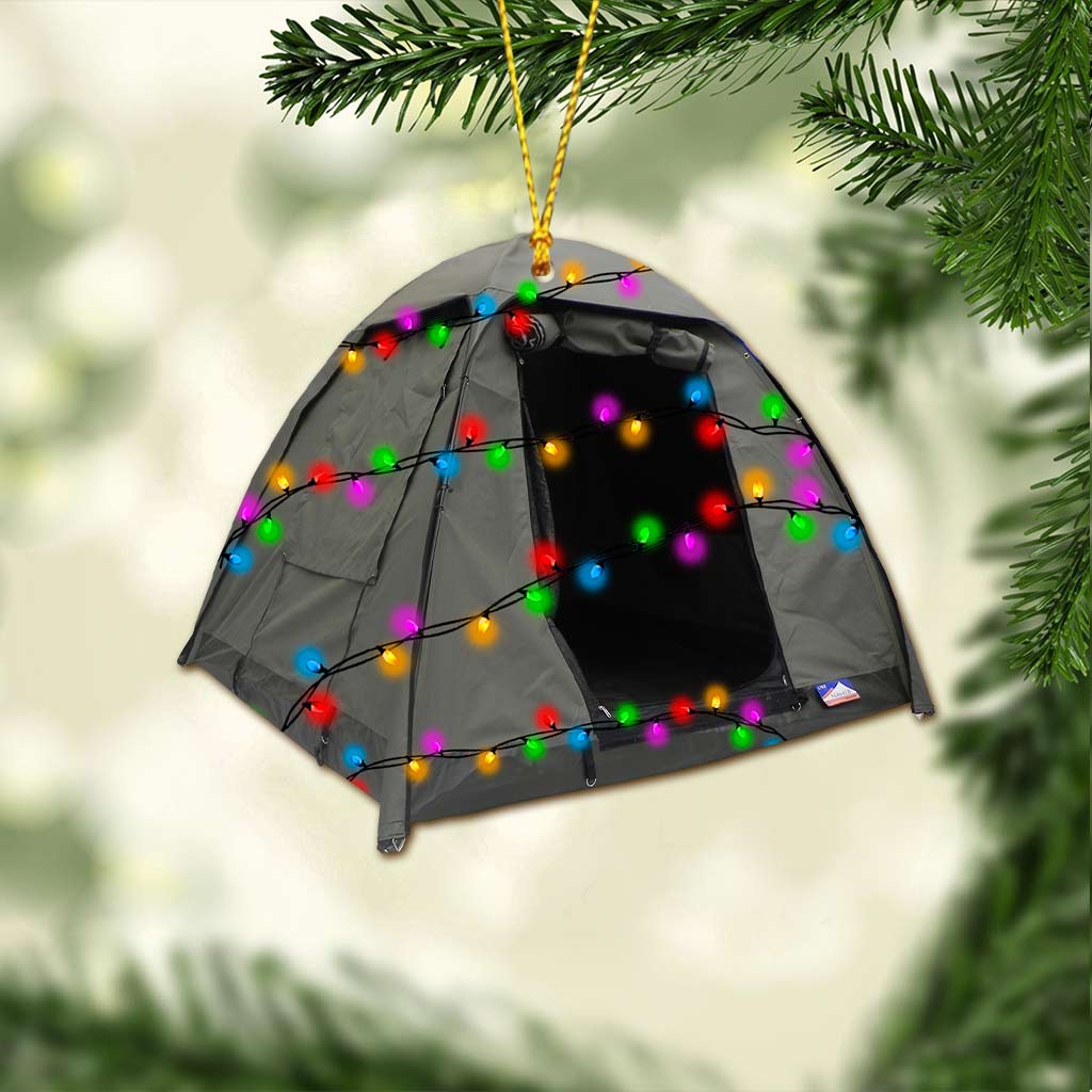Camping Items Collection - Christmas Camping Ornament (Printed On Both Sides)