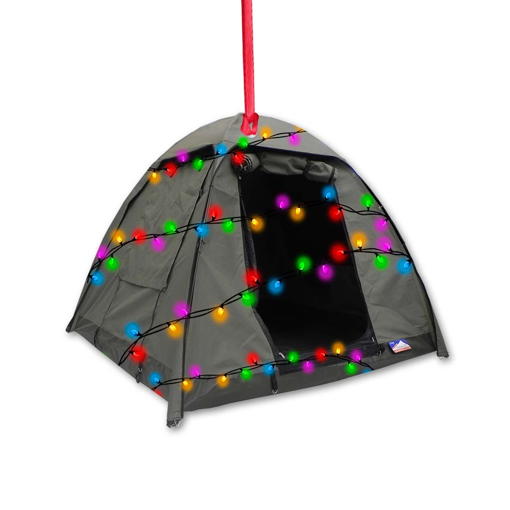Camping Items Collection - Christmas Camping Ornament (Printed On Both Sides)