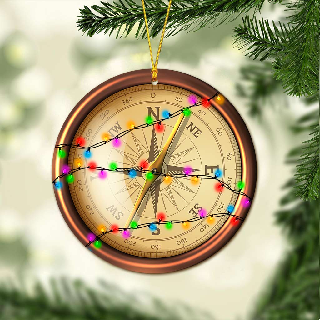 Camping Items Collection - Christmas Camping Ornament (Printed On Both Sides)