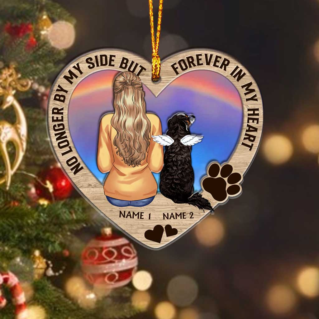 I Am Always With You - Personalized Christmas Dog Layers Mix Ornament