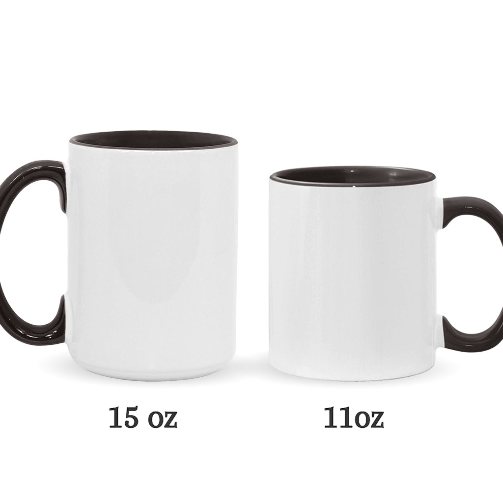 Floral Serenity of Mary - Personalized Christian Accent Mug