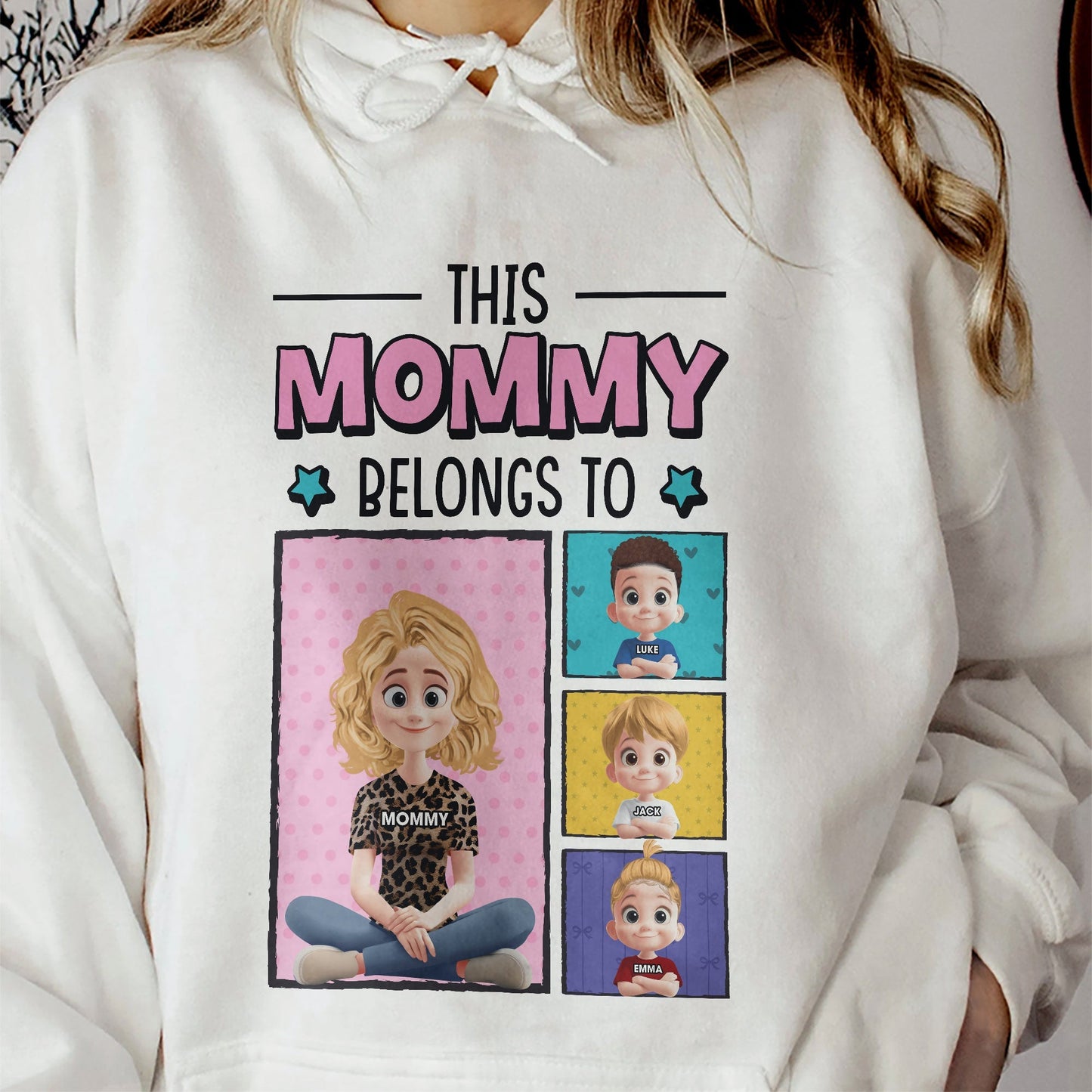 Custom Mommy Tee for Families with Personalized Design