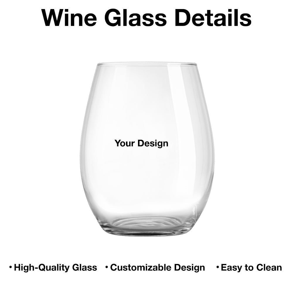 Custom Wine Glass for Wife, Mom, Grandma – Beautiful Design to Keep Getting Better – Personalized Gift Idea