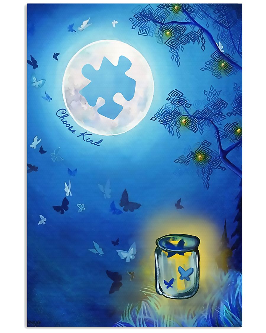 Autism Awareness Choose Kind - Autism Awareness Poster 0921