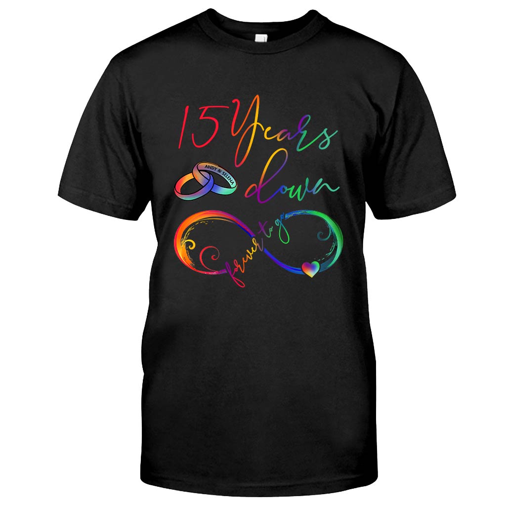 Forever To Go - Personalized Couple T-shirt and Hoodie