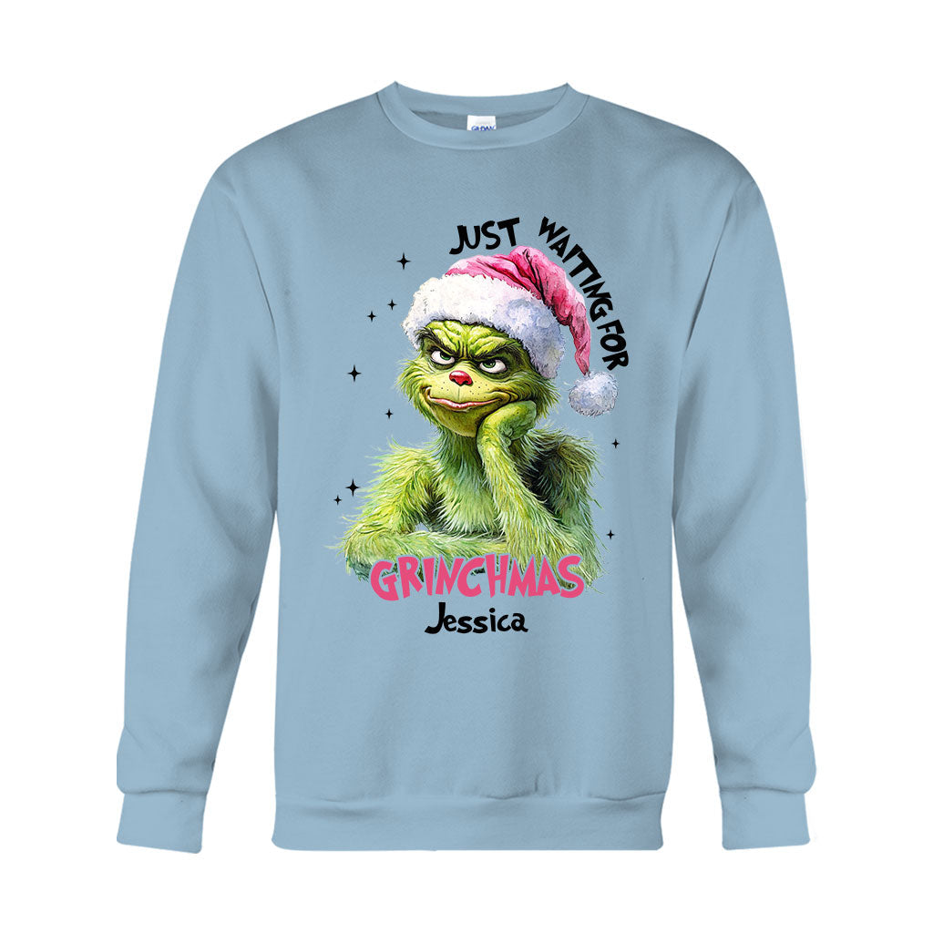 Just Waiting For Christmas - Personalized Stole Christmas T-shirt And Hoodie