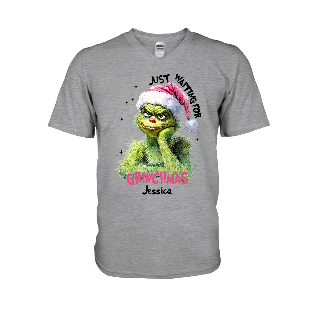 Just Waiting For Christmas - Personalized Stole Christmas T-shirt And Hoodie