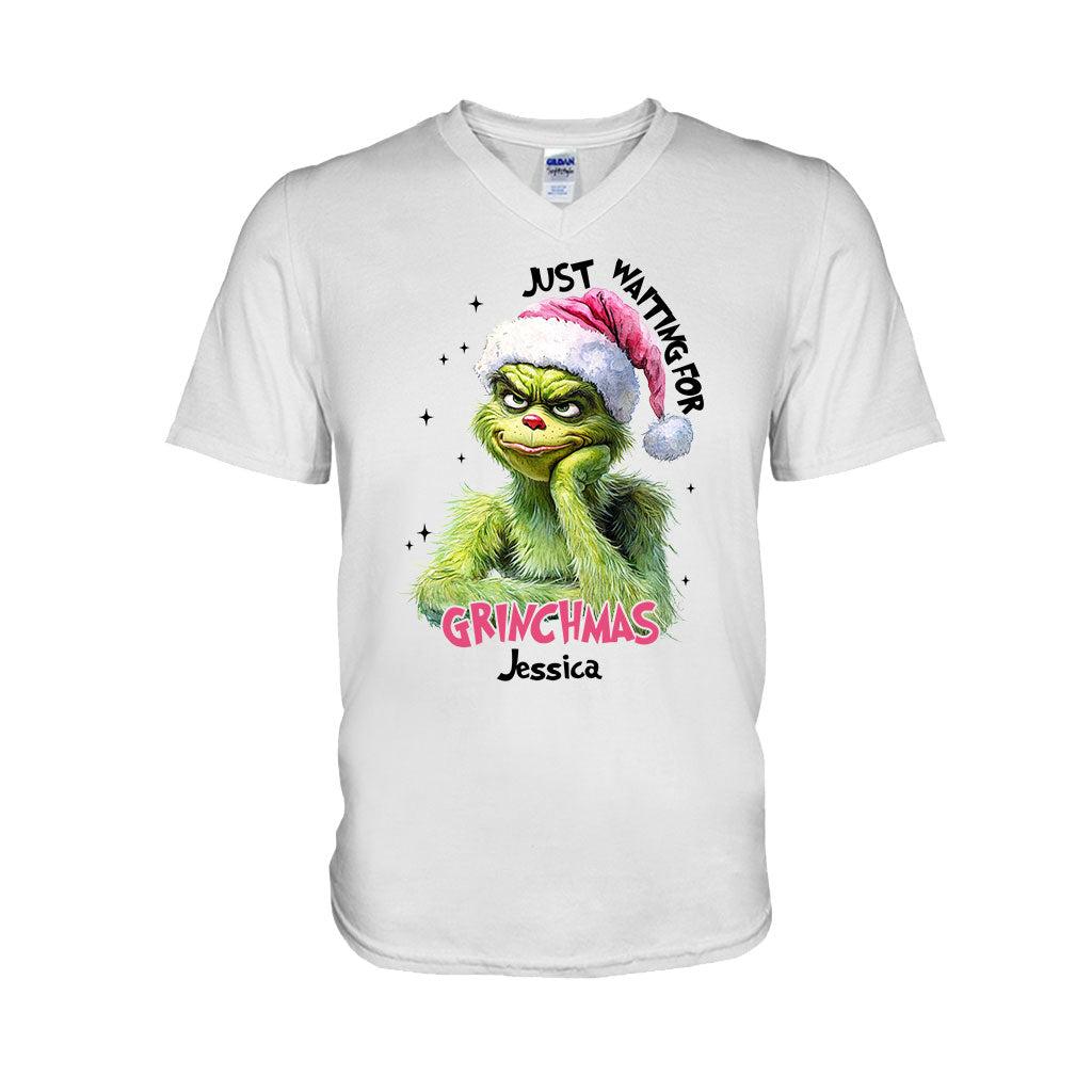Just Waiting For Christmas - Personalized Stole Christmas T-shirt And Hoodie