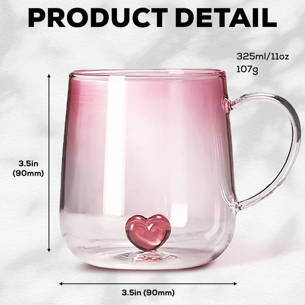 Personalized Dog Mom Gradient Glass Mug – Perfect for Dog Lovers and Pet Owners