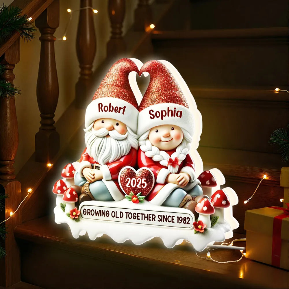 Custom Acrylic Light Box Gift for Christmas, Holiday Décor