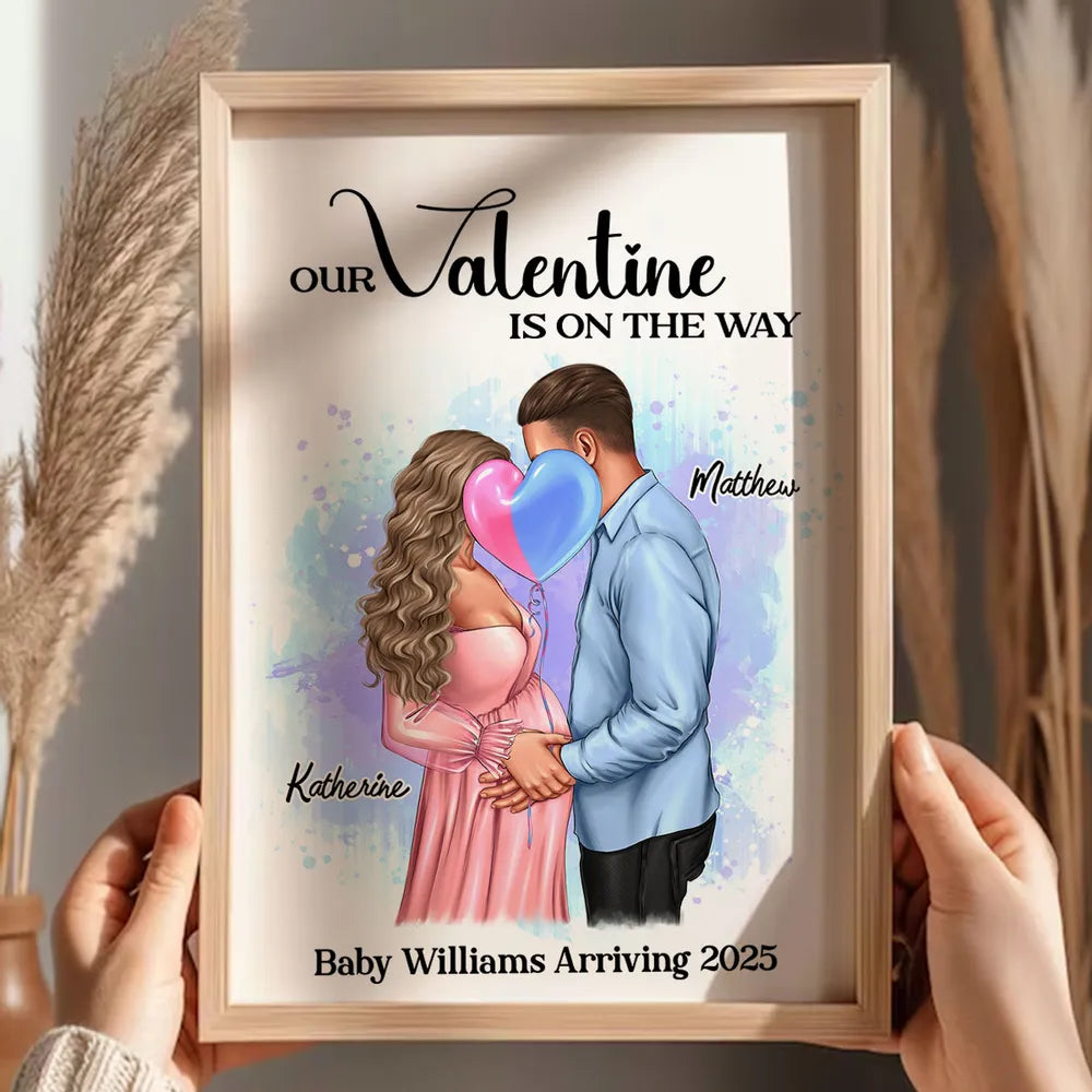 Custom Poster - A Heartfelt Gift for Expecting Couples, Perfectly Capturing the Beautiful Moments of Your Growing Family