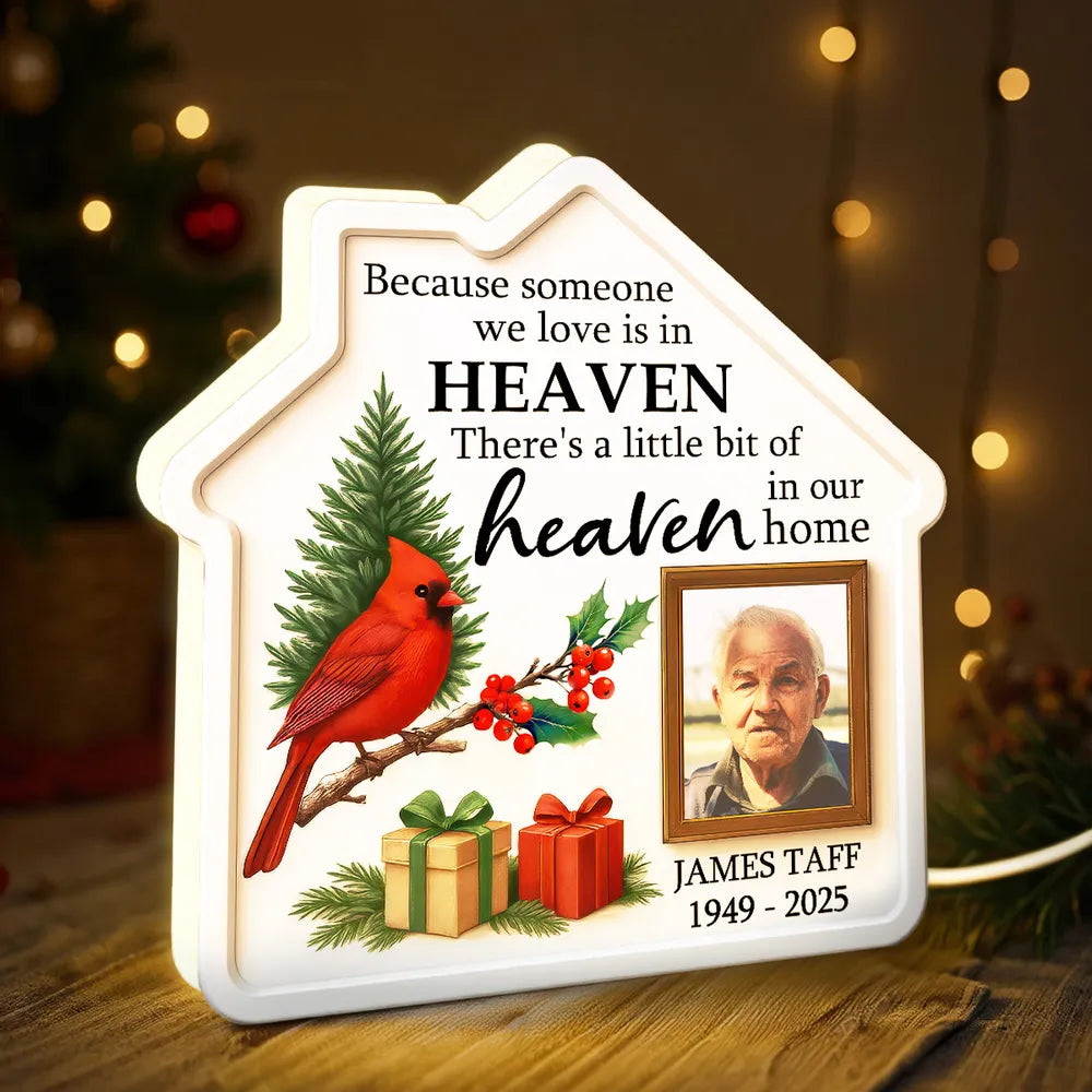 Memorial Acrylic Light Box for Loved One β A Heartfelt Tribute That Brings Heaven Closer Home