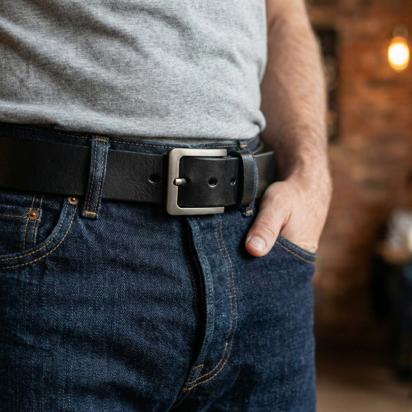 Funny Personalized Leather Belt for Daily Wear, Cheeky Love Quote Design, Creative Gift Choice for Partner