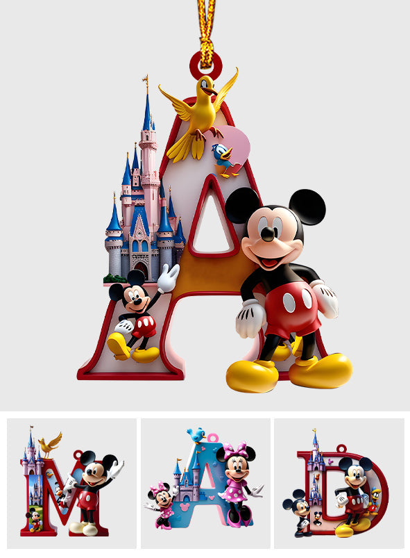 Magic Christmas - Personalized Mouse Transparent Ornament