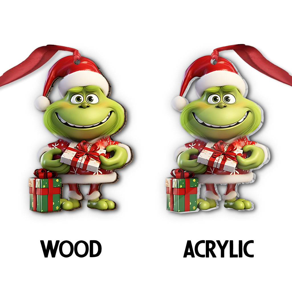 Merry Grinchmas - Personalized Stole Christmas Ornament