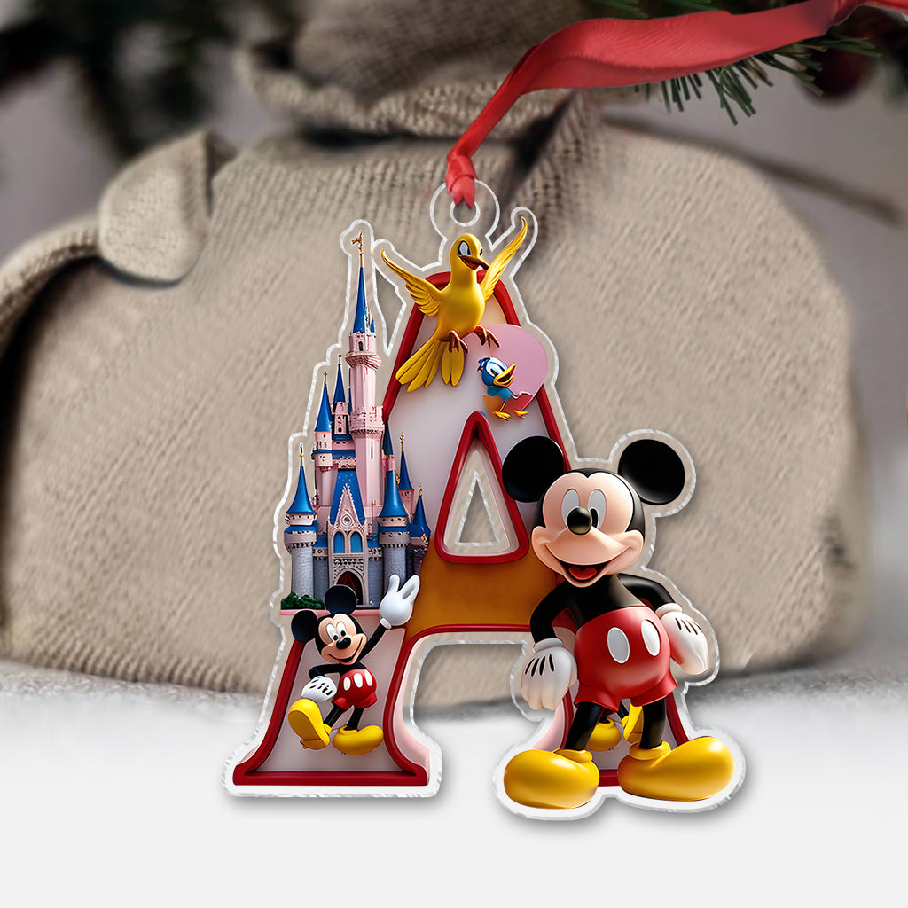Magic Christmas - Personalized Mouse Transparent Ornament