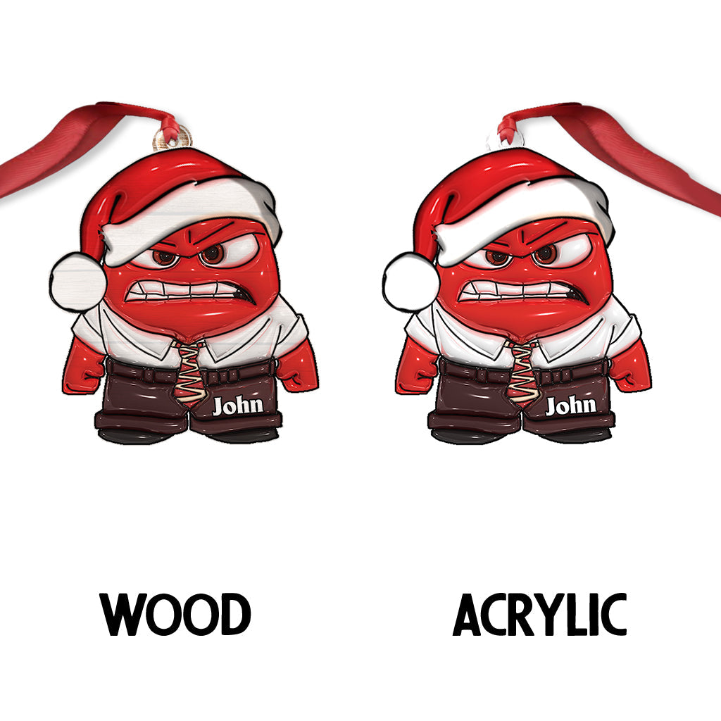 Merry Christmas - Personalized Custom Shaped Ornament