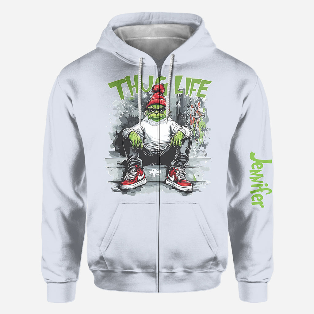 Merry Grinchmas - Personalized Stole Christmas All Over Shirt