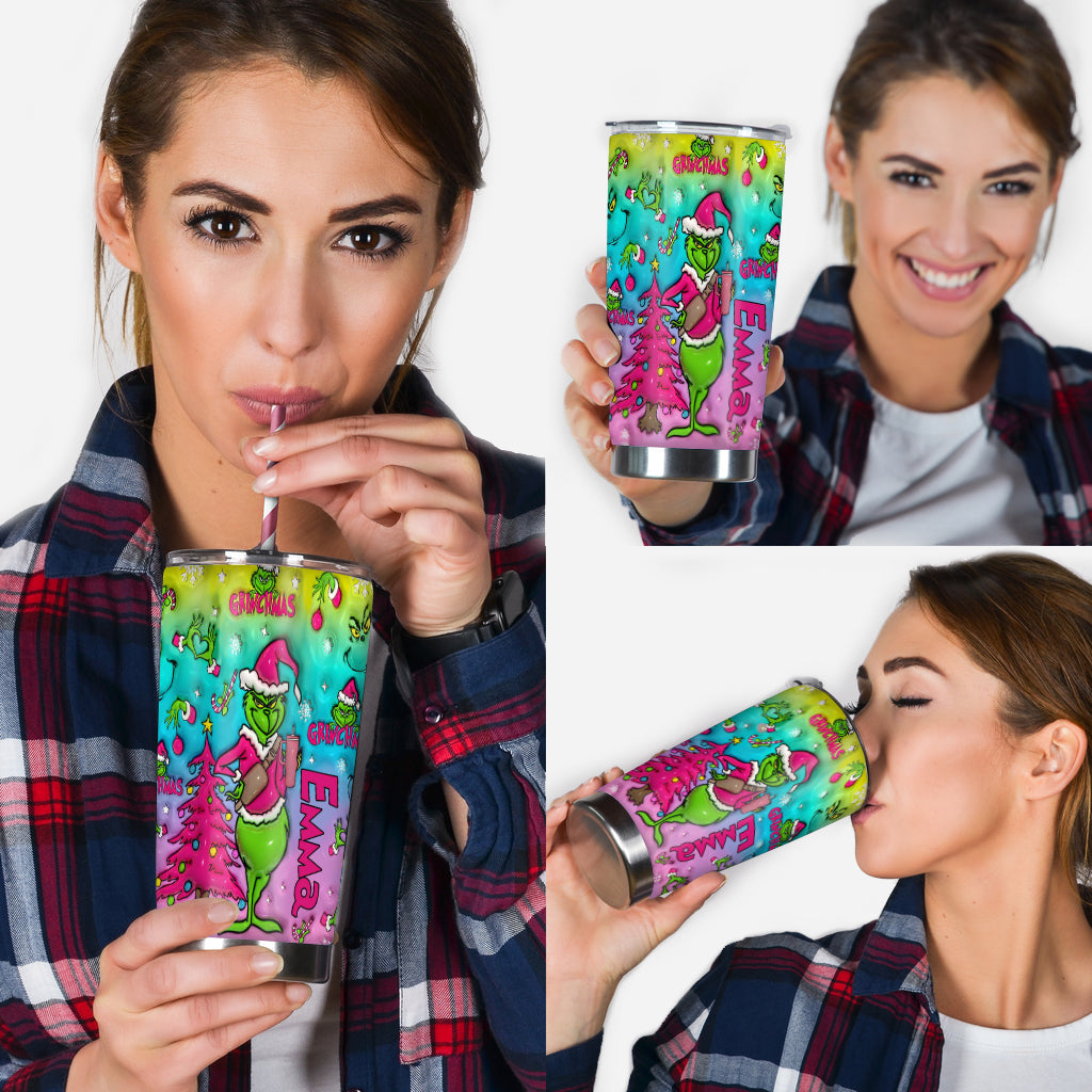 Holo Christmas - Personalized Stole Christmas Tumbler