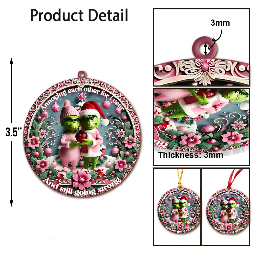 Annoying Each Other - Personalized Stole Christmas Ornament