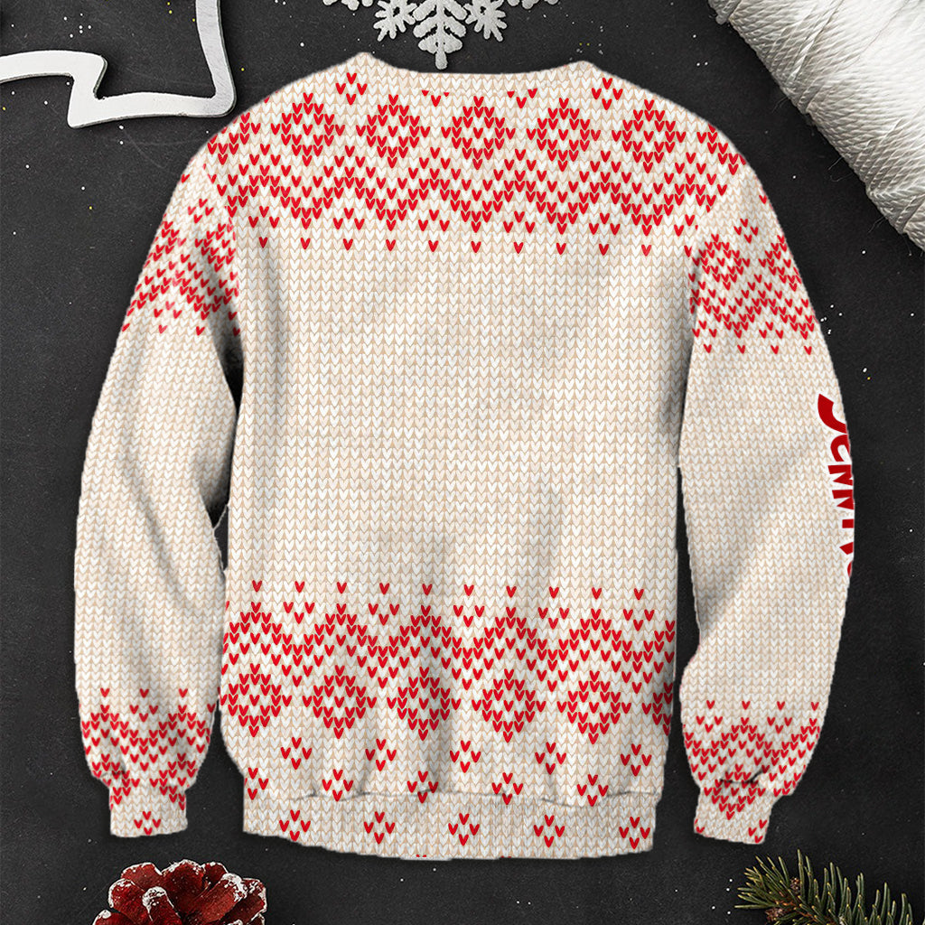 Merry Christmas - Personalized Nightmare Ugly Sweater