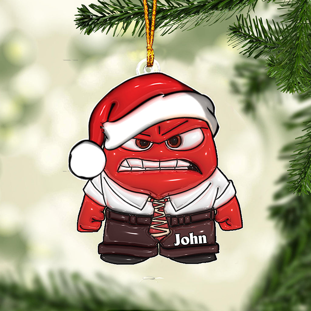 Merry Christmas - Personalized Custom Shaped Ornament