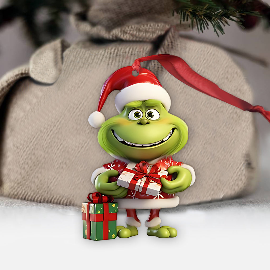 Merry Grinchmas - Personalized Stole Christmas Ornament