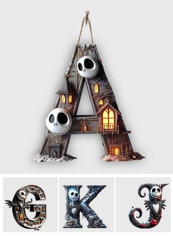 Nightmare Before Christmas - Personalized Nightmare Custom Shaped Wood Sign