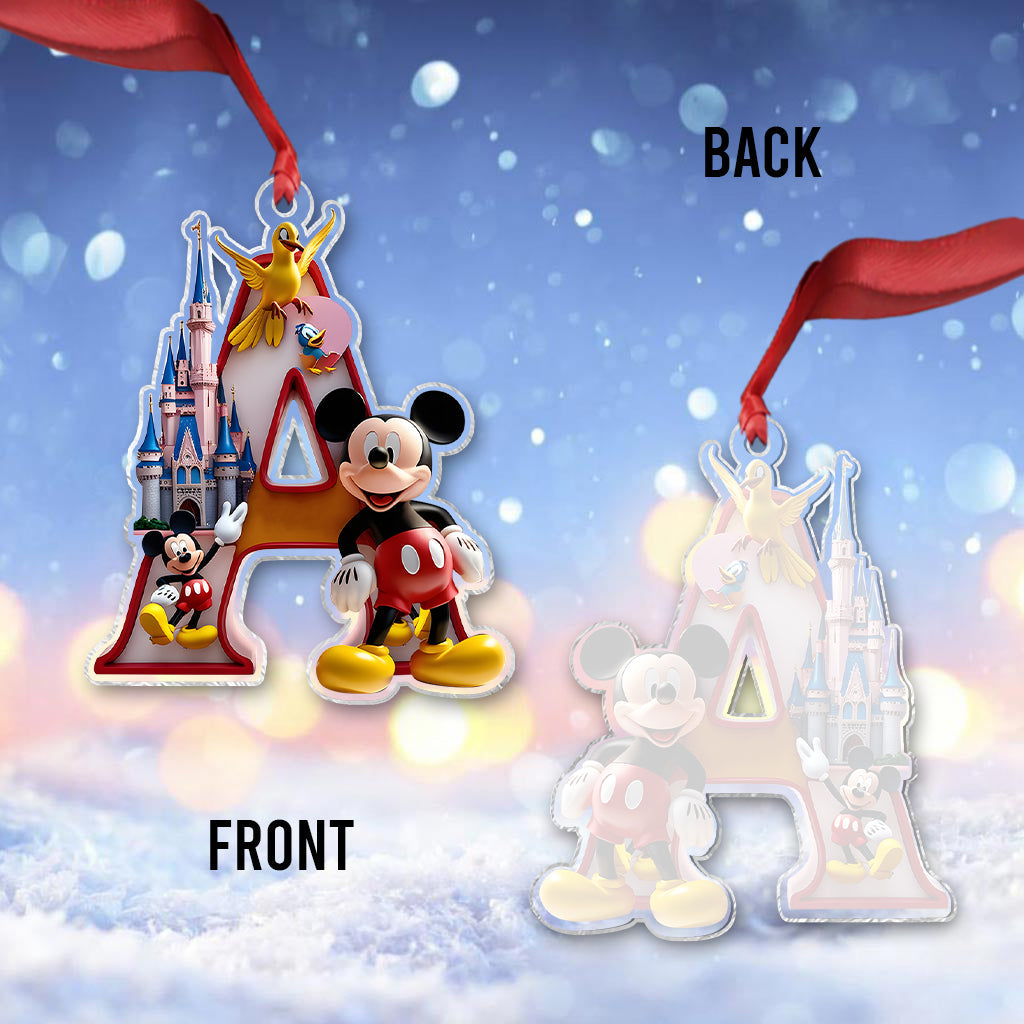 Magic Christmas - Personalized Mouse Transparent Ornament