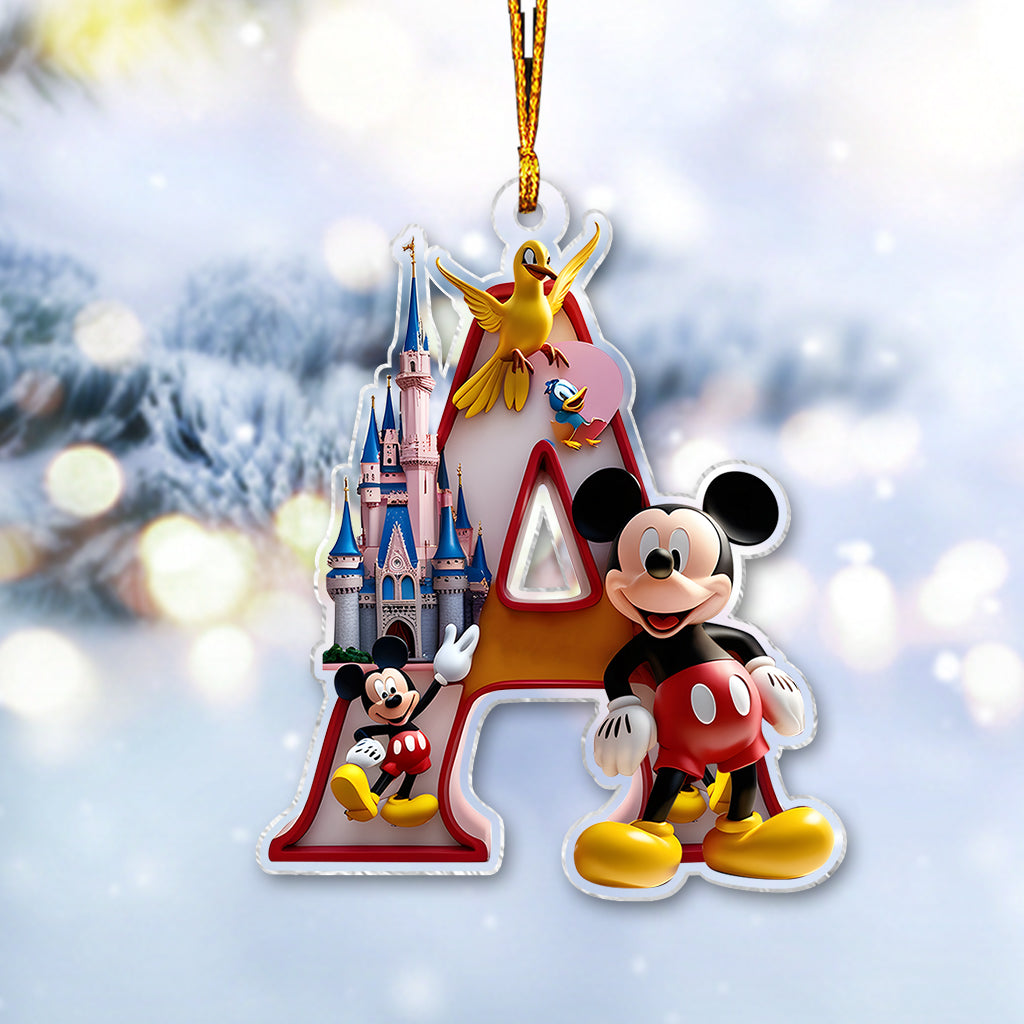 Magic Christmas - Personalized Mouse Transparent Ornament