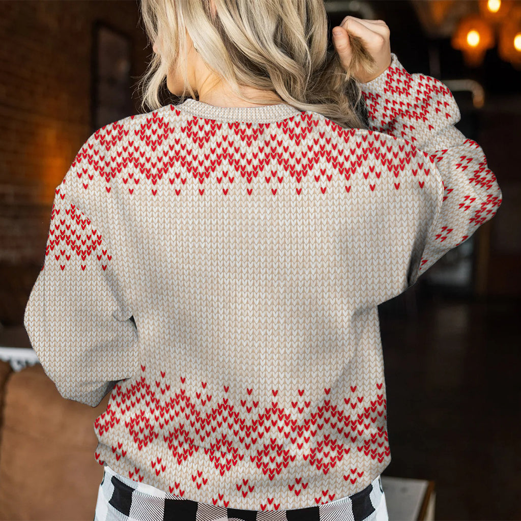 Merry Christmas - Personalized Nightmare Ugly Sweater