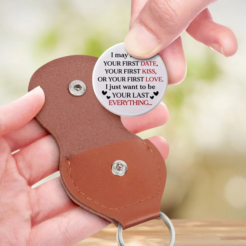 Pocket Hug Personalized Love Token With 'Your Last Everything' Message, Heartwarming Keepsake, Unique Gift for Couple