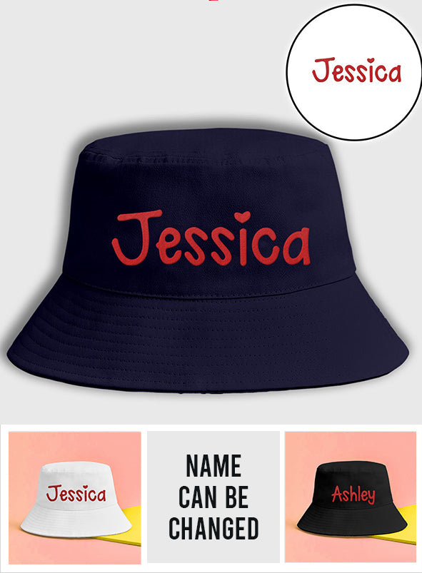 Custom Name - Personalized granddaughter Embroidered Bucket Hat