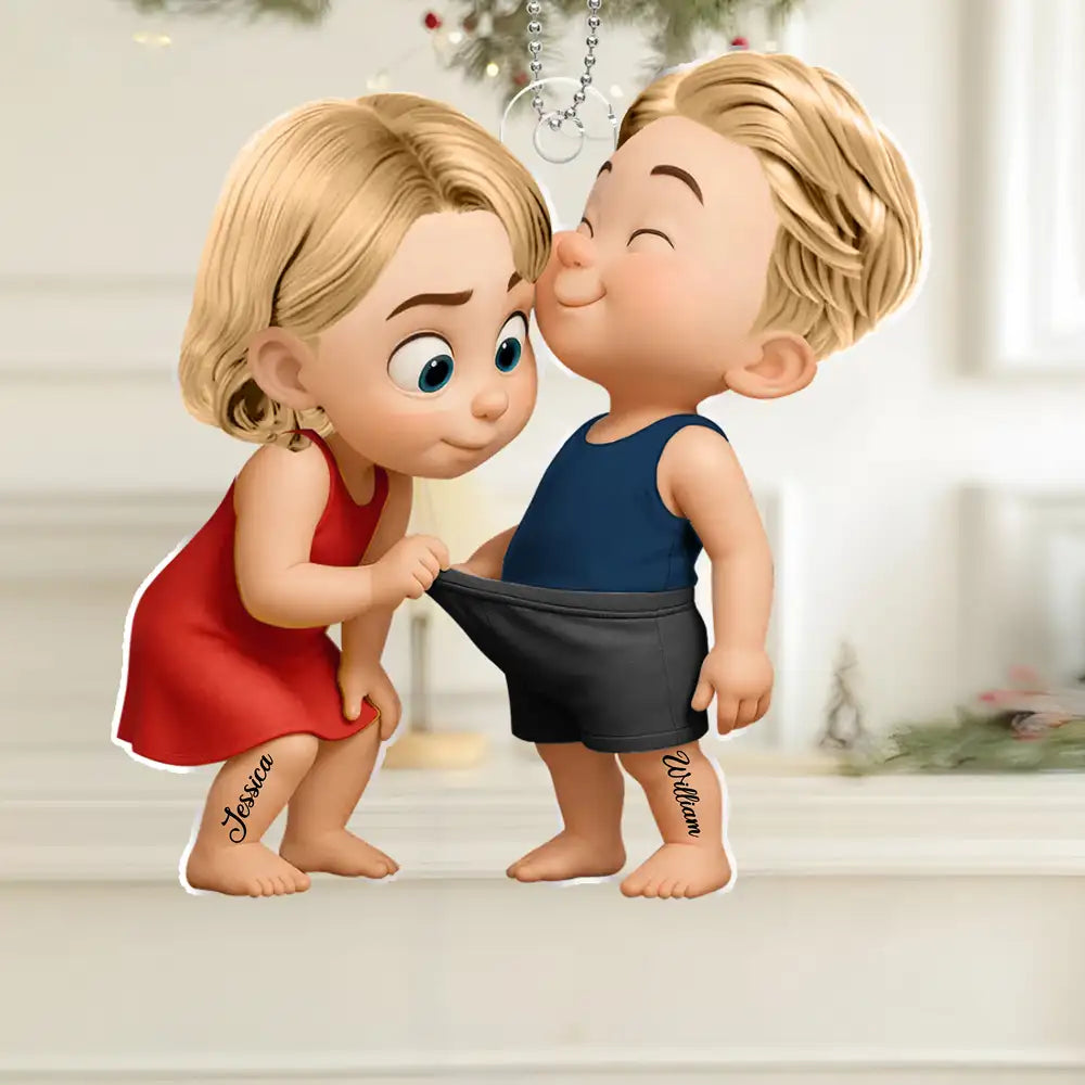 "Annoying You Forever – Personalized Cartoon Car Charm"