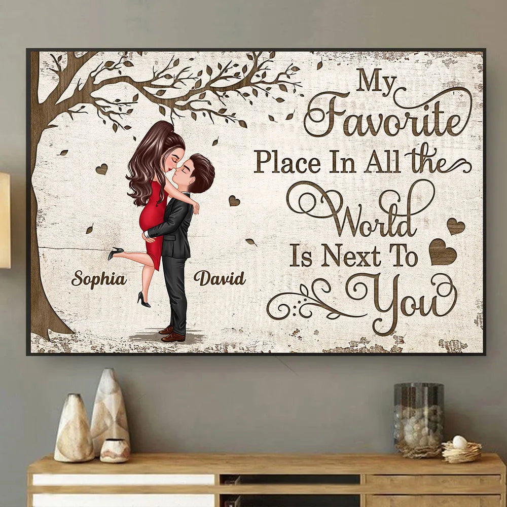 Personalized Couple Poster - Custom Love Memory Poster, Perfect Gift to Express Love & Cherish Memories, Ideal for Your Significant Other