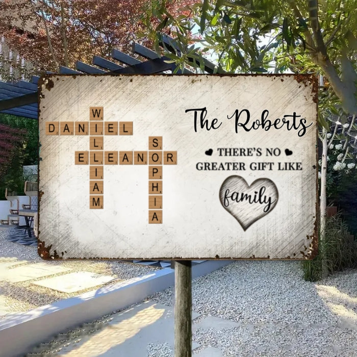Customized Family Name Sign with Heartfelt Quotes - Perfect Personalized Gift for Home Decor