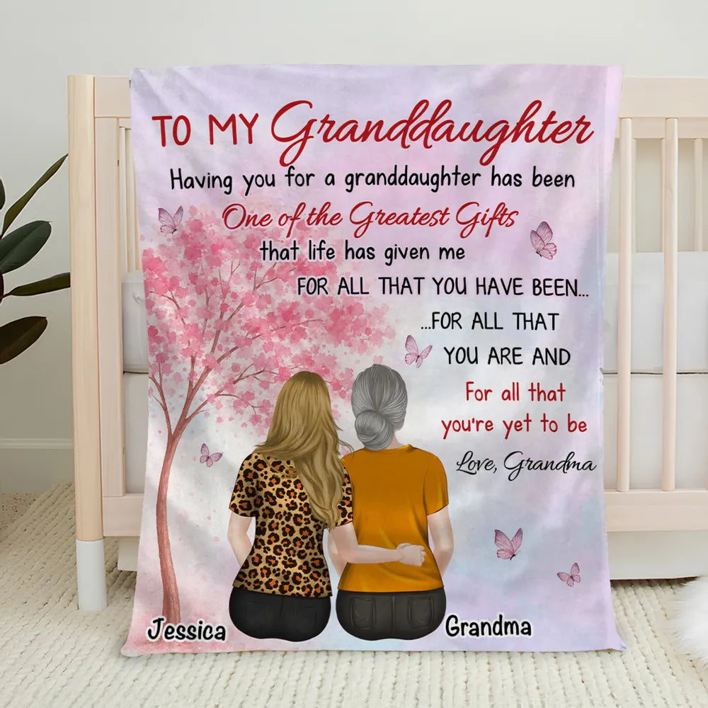 Personalized Daughter and Mom Fleece Blanket, Custom Greatest Gifts Quote, Cozy Unique Gift for Daughter