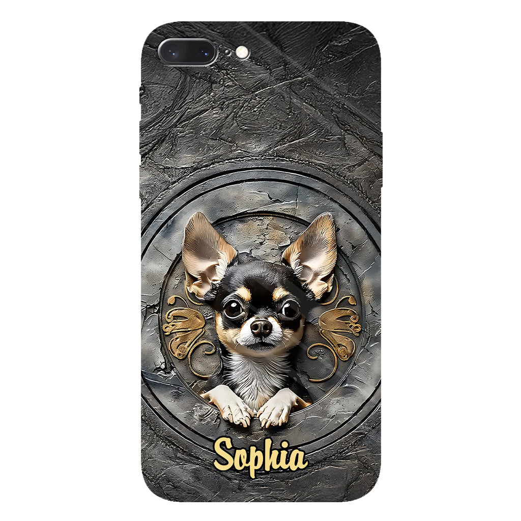 Adorable Chihuahua - Personalized Dog Full Print Phone Case