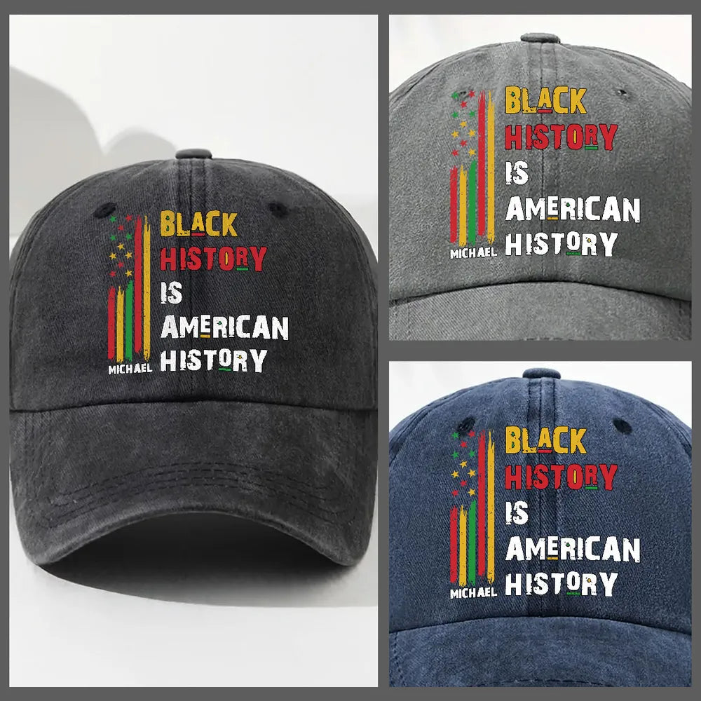 Personalized Washed Denim Baseball Cap, Custom Vintage Look Statement Hat, Unique Creative Gift for Everyday Wear