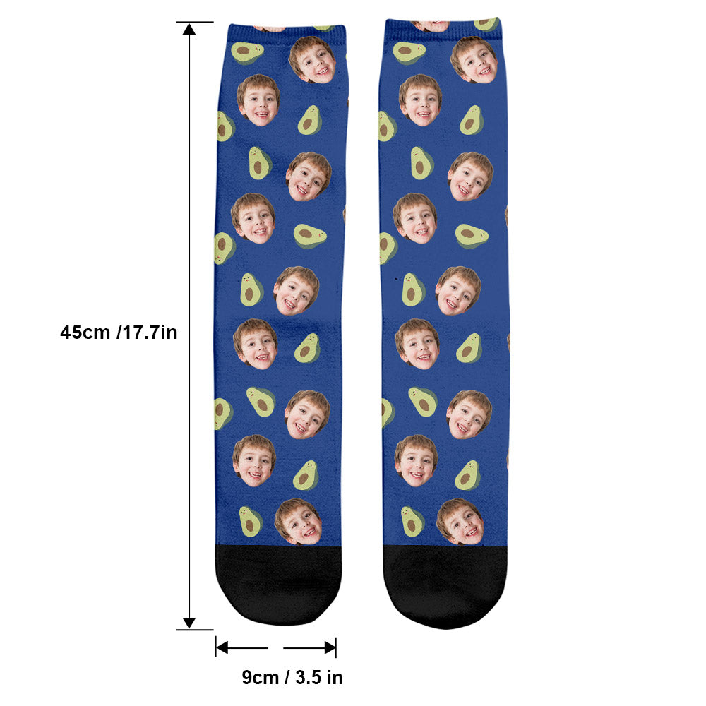 Funny Icon Pattern - Personalized Son Socks