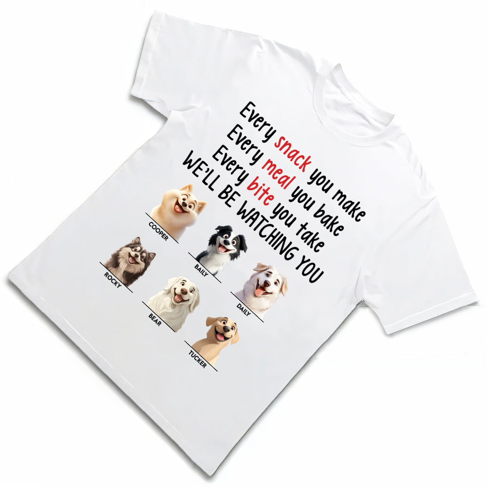 Watching You with Love – Custom Shirt for Dog Moms and Pet Lovers, Perfect Gift for Pet Enthusiasts