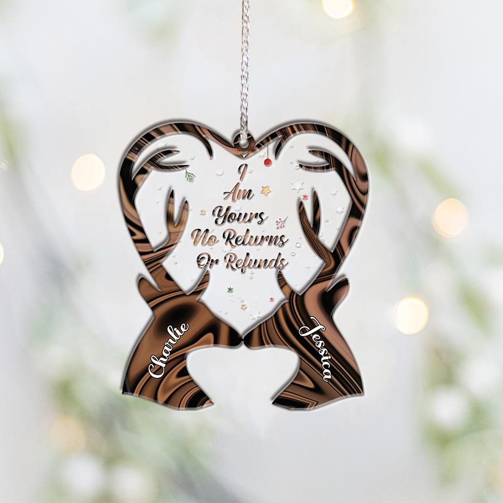 I'm Yours - Personalized Christmas Hunting Layers Mix Ornament