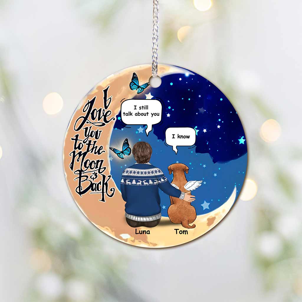 They Still Talk About - Personalized Christmas Dog Ornament (Printed On Both Sides)